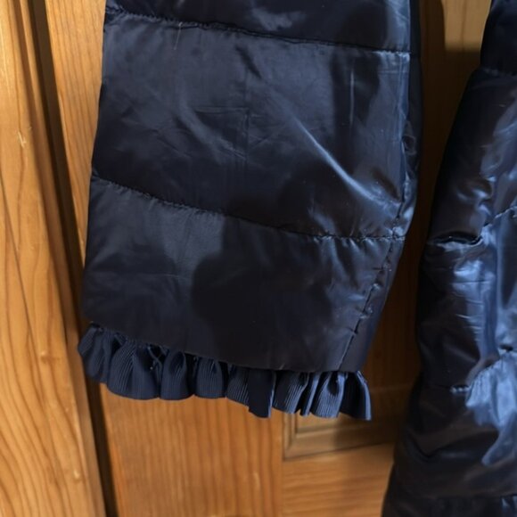 Lilly Pulitzer beautiful size 12 navy blue puffer jacket - Picture 10 of 14